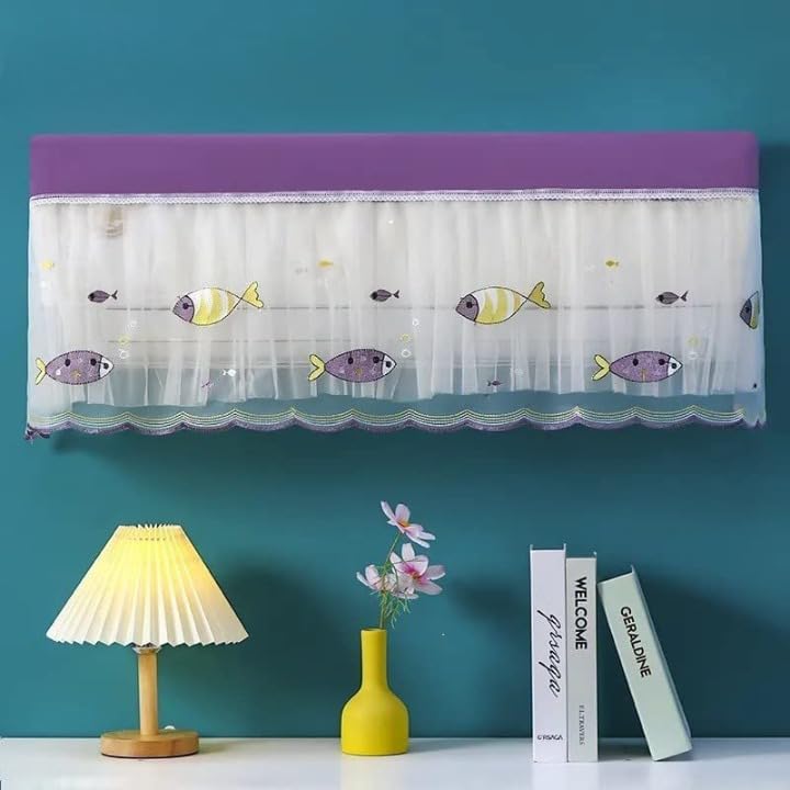 Air Conditioning Dust Cover Embroidery Designer AND RANING MOOD Ac Cover for Indoor Split Ac 1.5 AND 2.0 Ton (97 x 31 x 21 .5cm ) (Multicoloured) Air Conditioning Dust Cover Embroidery Designer AND RANING MOOD Ac Cover for Indoor Split Ac 1.5 AND 2.0 Ton (97 x 31 x 21 .5cm ) (Multicoloured)